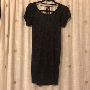 French connection slim sparkly dress
